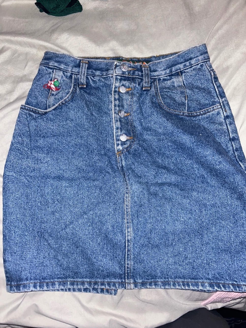 Vintage Chambers Denim Skirt
